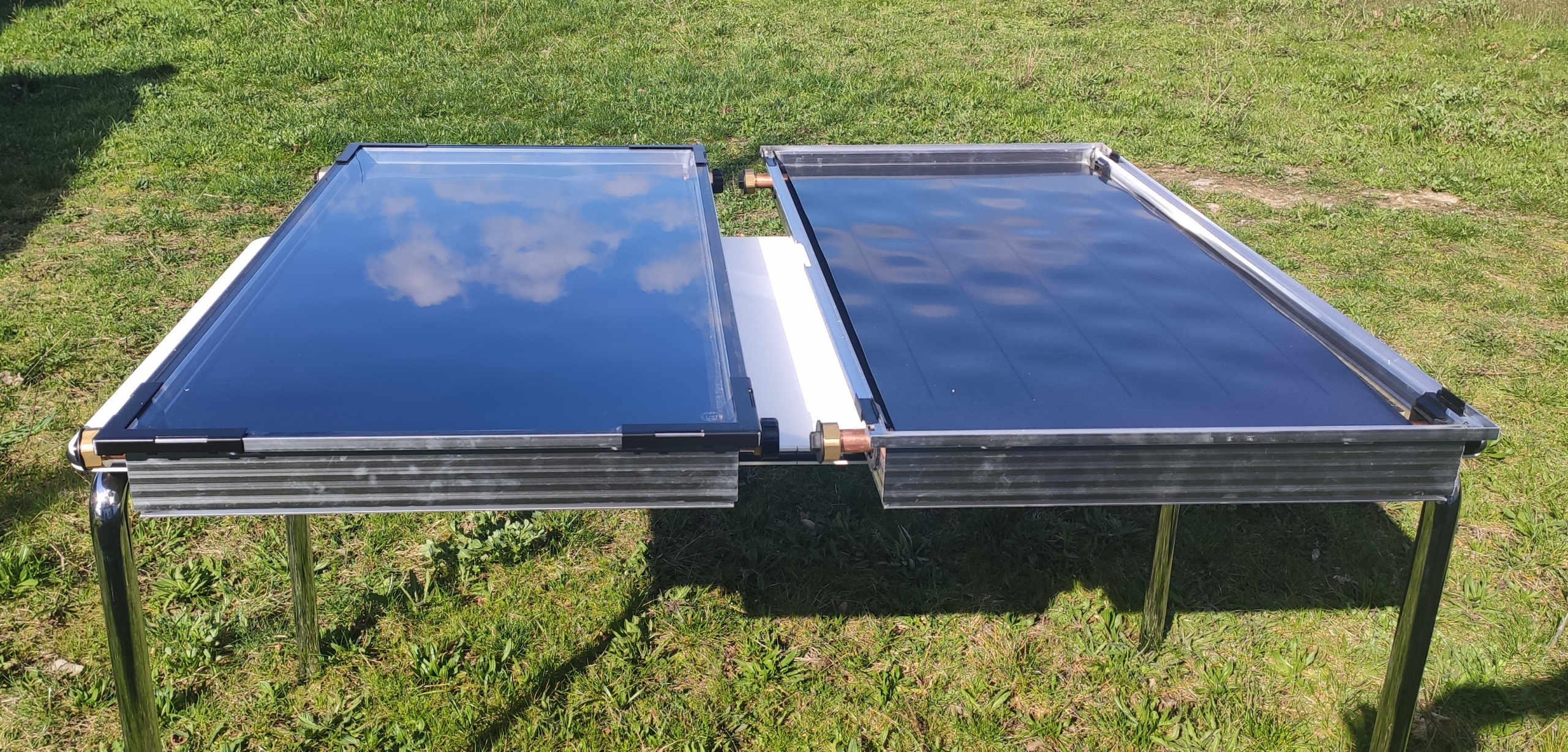 The company @GREENoneTEC Solarindustrie GmbH has manufactured special #solar thermal collectors for the construction of a hybrid collector of the @MOST_solar project.